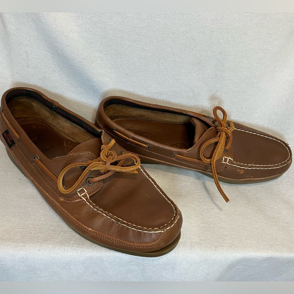 Dock Masters Hampton Men's Leather Boat Shoes Deck Loafers Size 11 M